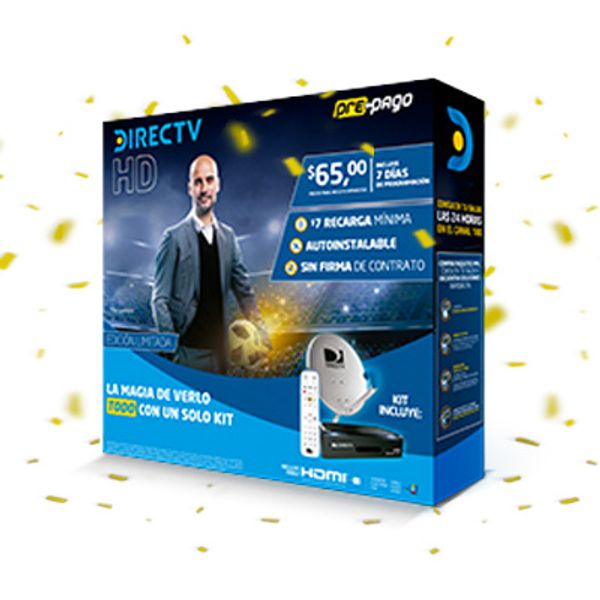 Kit Prepago DIRECTV HD | Imagen Y Sonido 100% Digital - Comandato