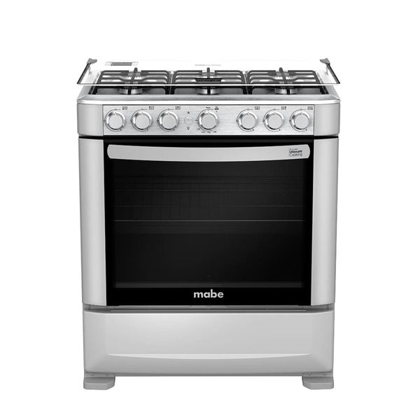 1200Wx1200H-Mabe-Estufa-76cms-Inoxidable-EM7610SG0-Frente